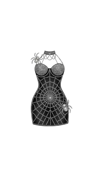 Spider Diamond Dress