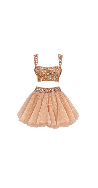 Glittering Glee Two-Piece