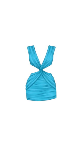 Turquoise dress