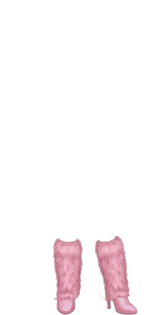 Fur Pink Boots