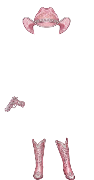 Pink Cowgirl Accessory Set