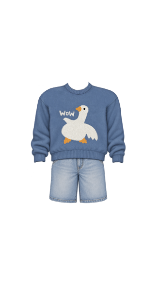 Wow Duck Sweater