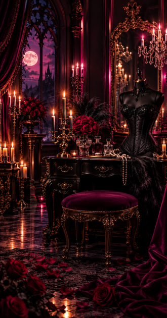 Gothic Corset Vanity