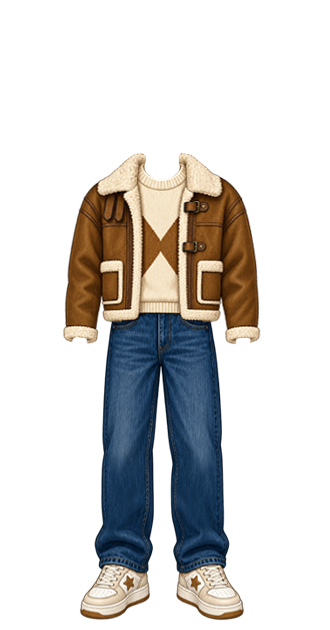Sherpa Aviator Jacket