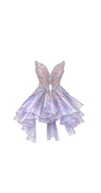 Iridescent Butterfly Gown