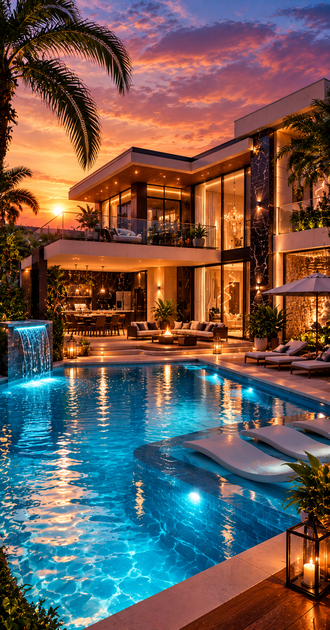House with a swimming pool