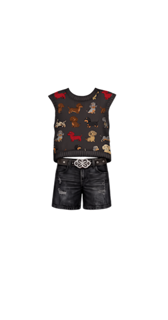 Black Weenie Sweater Vest