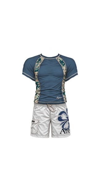 Blue Swimswear
