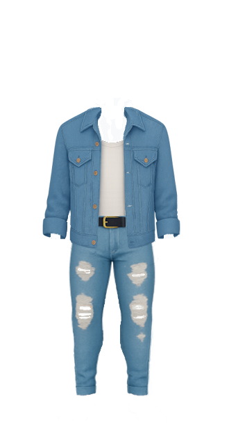 Mens 1980s Denim fit