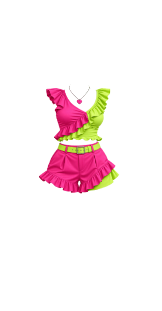 Neon Pixie Cut