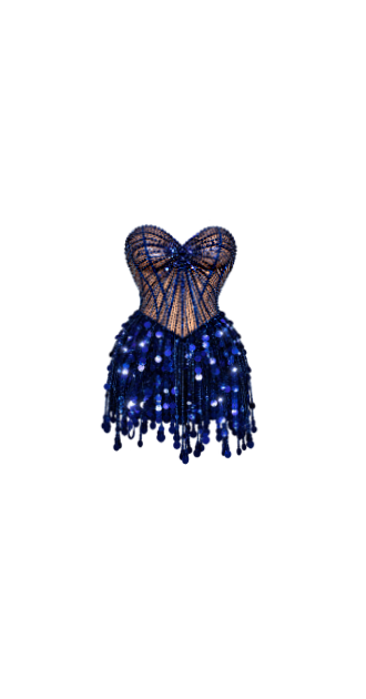 Royal Sequin Corset
