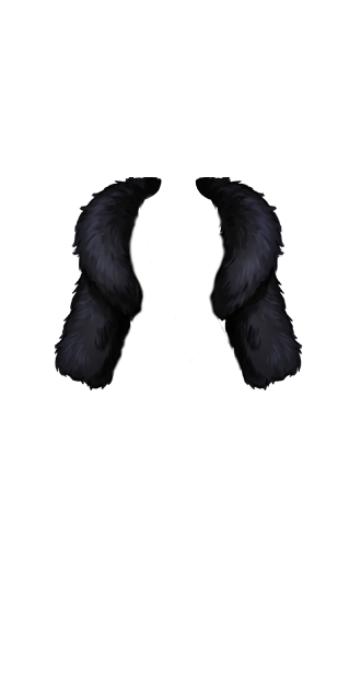 Diva Fur Shrug (Black)