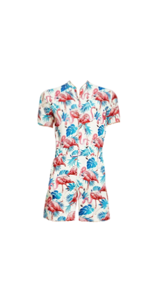 Flamingo Romper