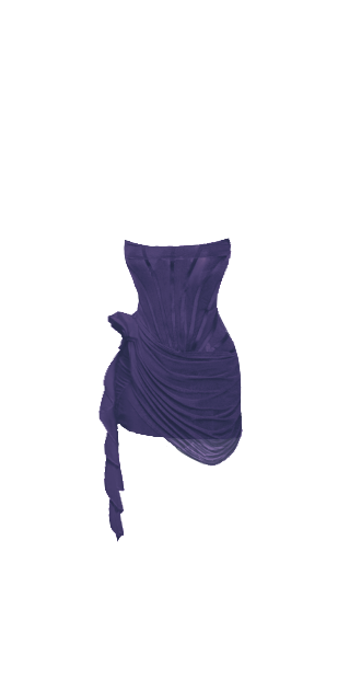 Corset Dress - Grape