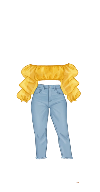 Yellow Shirt n Jeans