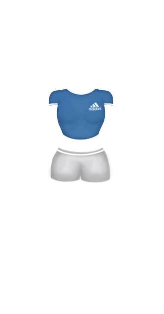 Blue Adidas Athletic Set