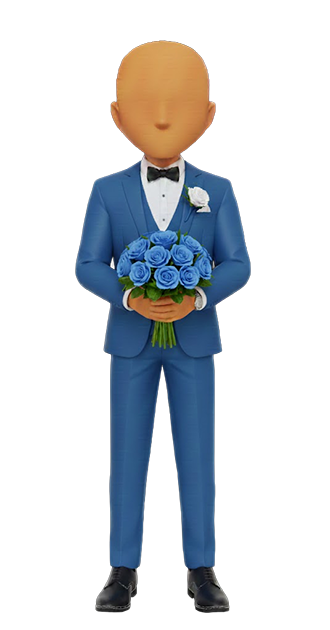 Blue Wedding Suit