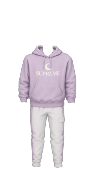 Lilac Supreme Hoodie