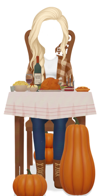 Personal Unseasoned Thanksgiving Dinner (F) - Blonde