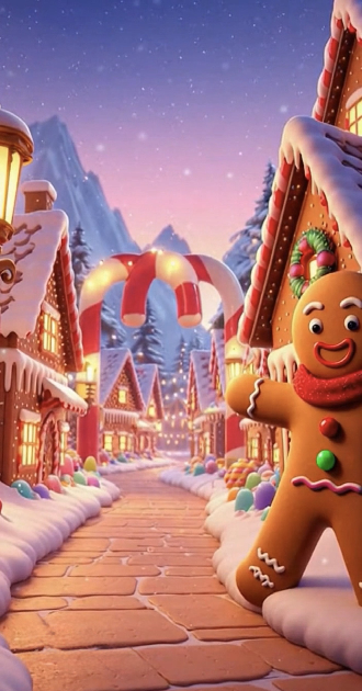 Gingerbread Background