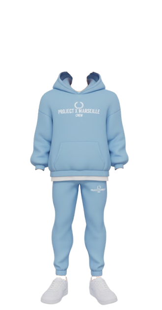 Blue Hoodie