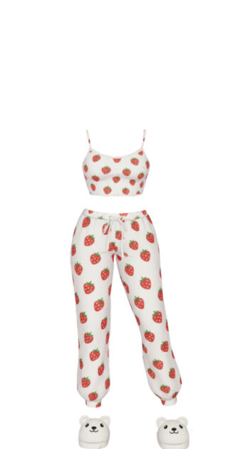 Strawberry Pajama Set