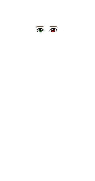 Christmas Jolly Heterochromia Eyes with Neutral Male Brows