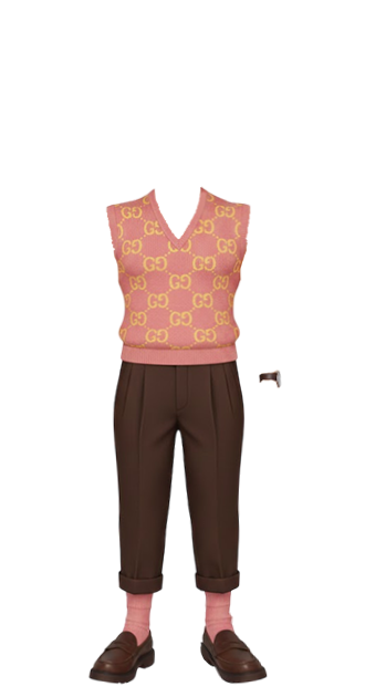 Pink Sweater Vest
