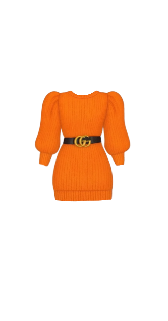 Shorina Orange Dress