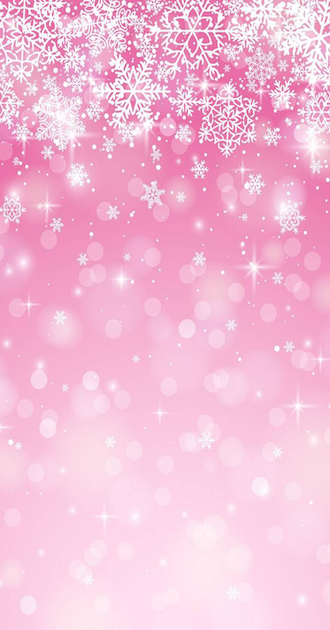 pink snowflakes