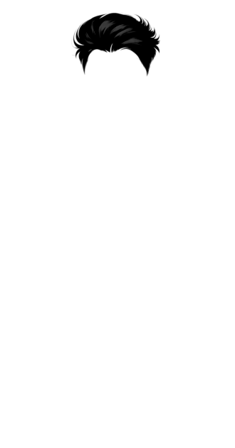 Axel Black Hair Unisex