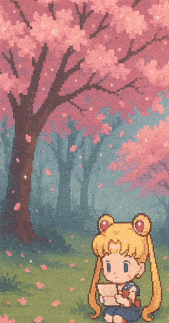 Chibi Sailor Moon Animated Background