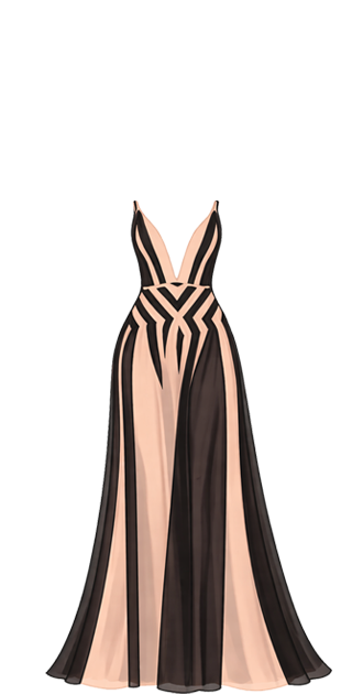 Zuhair Murad Pink and Black Couture Fall 2024