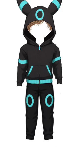 Shiny Umbreon w Light Brown hair