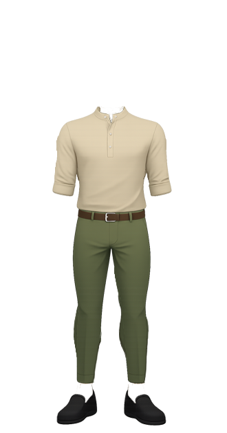 olive green casual outfit