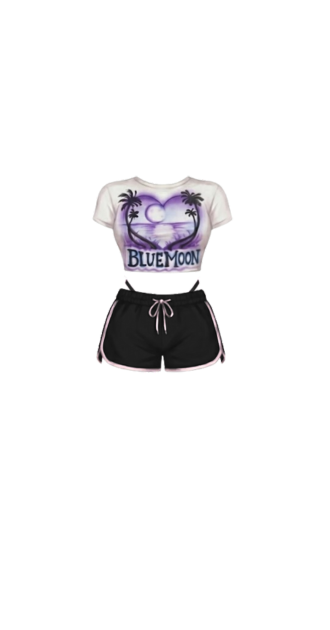 Zara Larsson “Blue Moon” Baby Tee Set