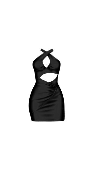 Monica Black Dress