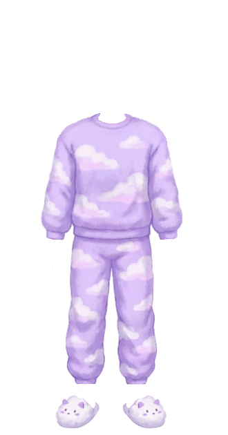 Purple Cloud Pajamas