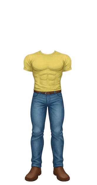 Yellow Muscle Tee