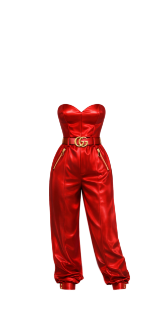 Petra Red Jumpsuit