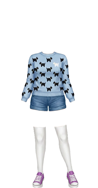 Erica Sinclair Dogprint Sweater - Stranger Things Season 5