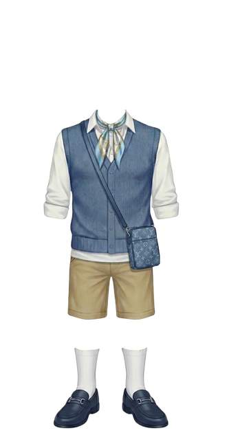 Blue Montclair w/ Louis Vuitton Handbag