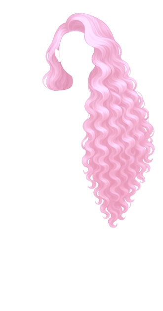 Summer Pink Long Curls