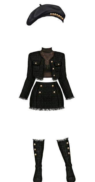 Parisian After Hours w/ Beret