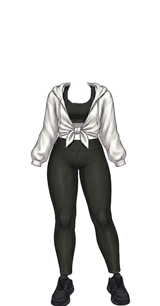 Leggings with tied top