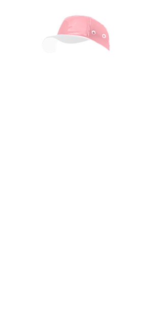 Pink & White Sporty Hat