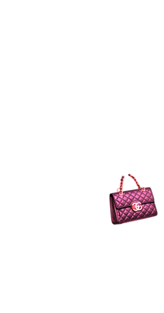 Hylda Pink Bronze Bag
