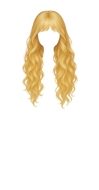Blonde Wavy