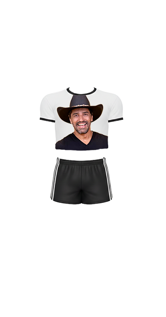 Alberto Cowboy BBB26 Cropped Tee (M)