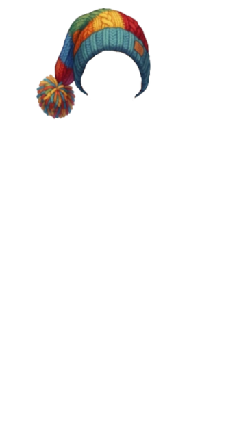Multi Colored Knitted Hat
